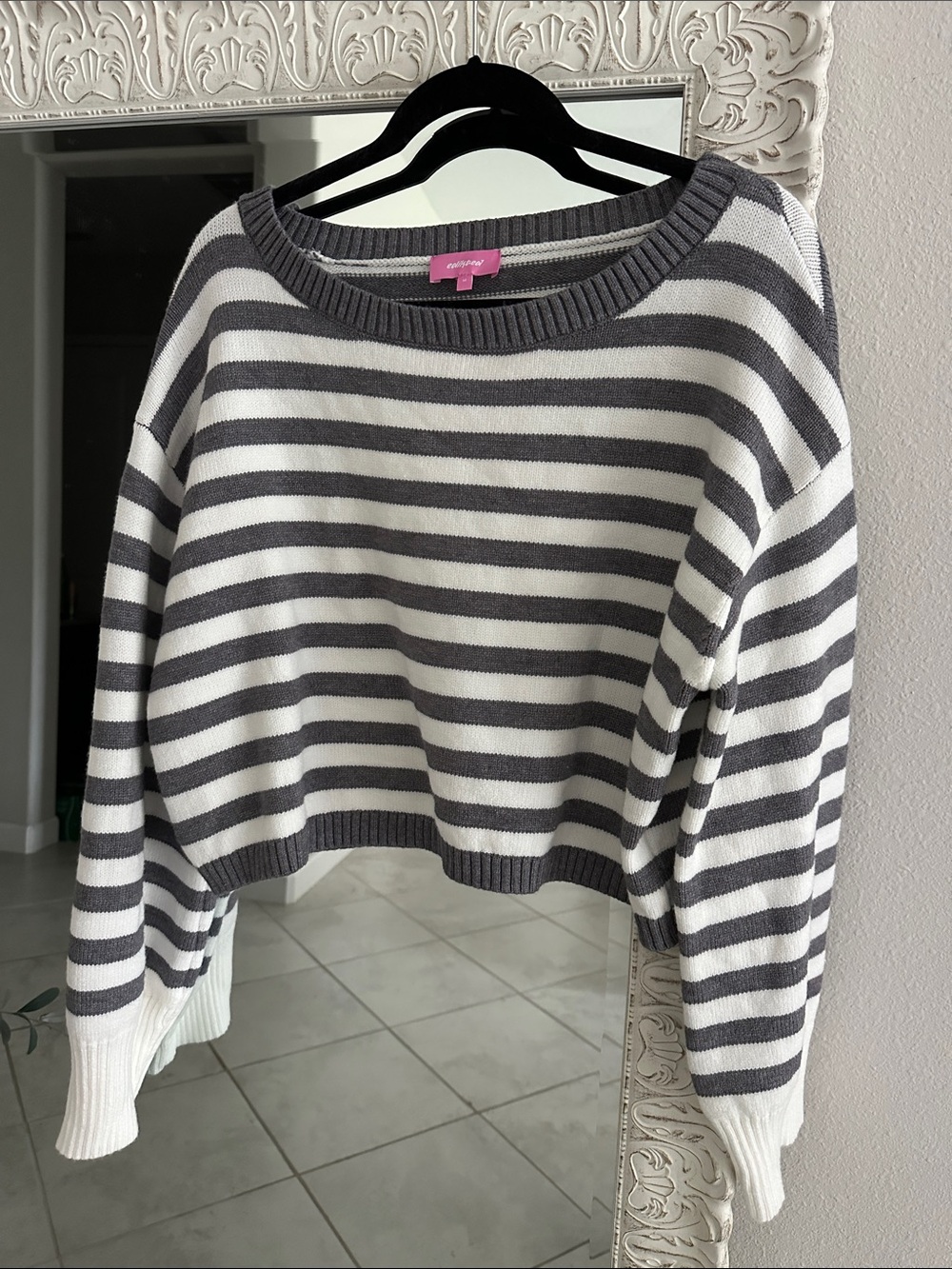 Edikted Saphi Oversized Striped Sweater